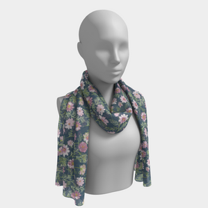 scarf + shawl in airy cosmos