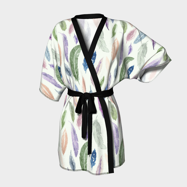 kimono robe in featherlight