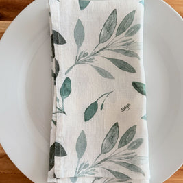 parsley, sage, rosemary and thyme linen napkins