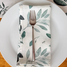 parsley, sage, rosemary and thyme linen napkins