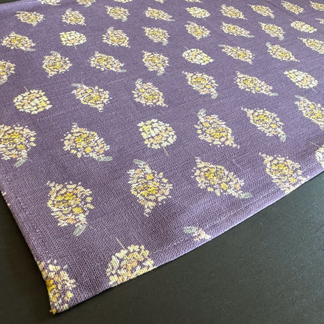 golden hydrangea blooms european linen placemats