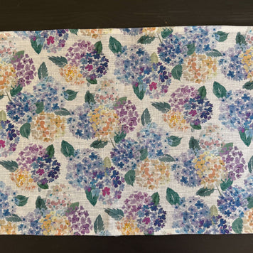endless hydrangea european linen placemats