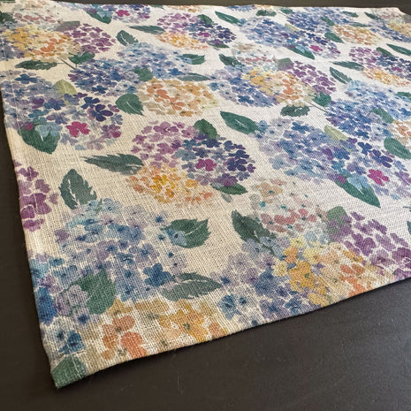 endless hydrangea european linen placemats