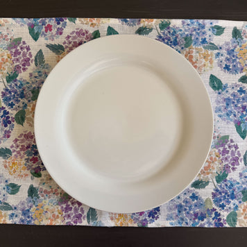 endless hydrangea european linen placemats
