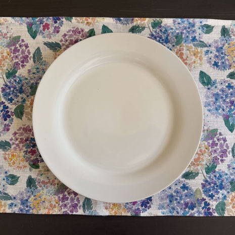 endless hydrangea european linen placemats