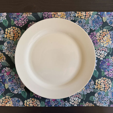 endless hydrangea european linen placemats