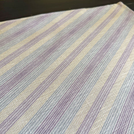 hydrangea stripes european linen placemats