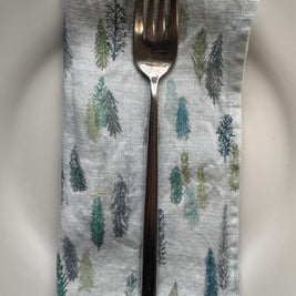 magical trees linen napkins