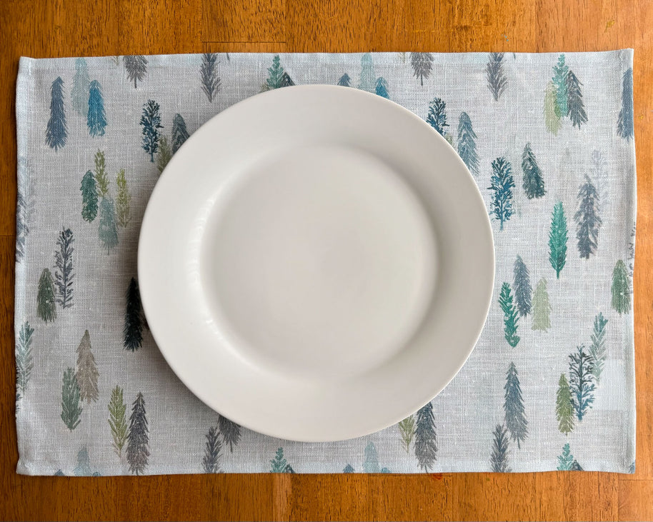 magical trees european linen placemats