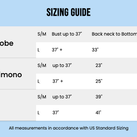 kimono robe in airy cosmos