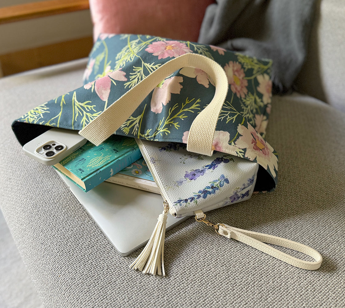 airy cosmos weekender bag (available now)