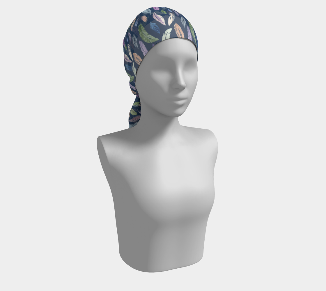 scarf + shawl in featherlight navy