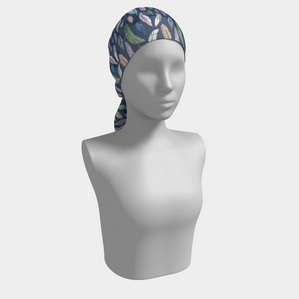scarf + shawl in featherlight navy