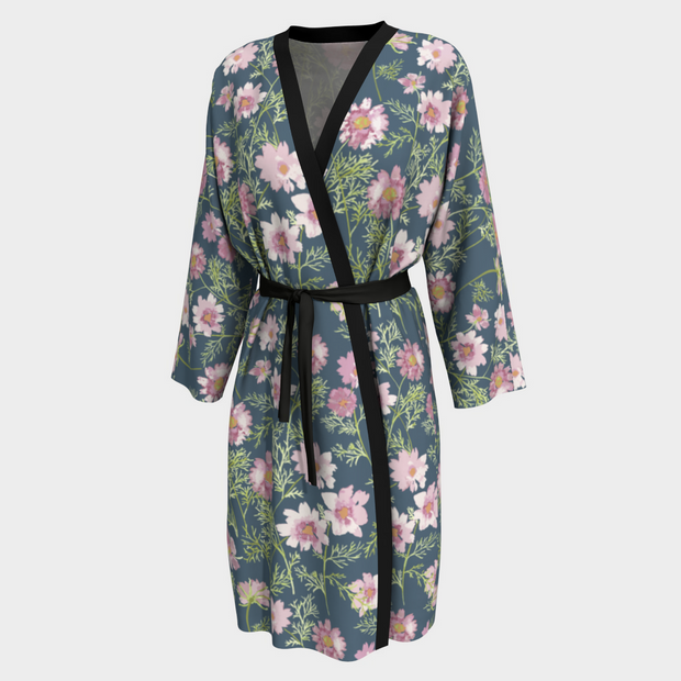silky robe in airy cosmos