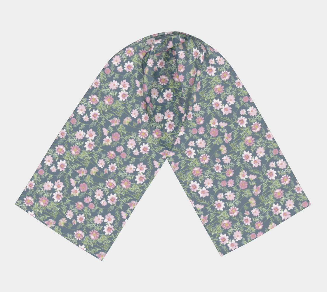 scarf + shawl in airy cosmos
