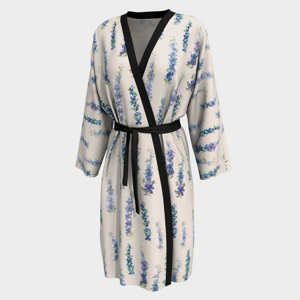 silky robe in dancing delphinium