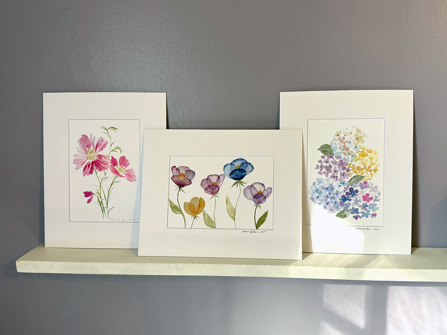 watercolor print collection (2025 explorations)