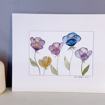 watercolor print collection (2025 explorations)