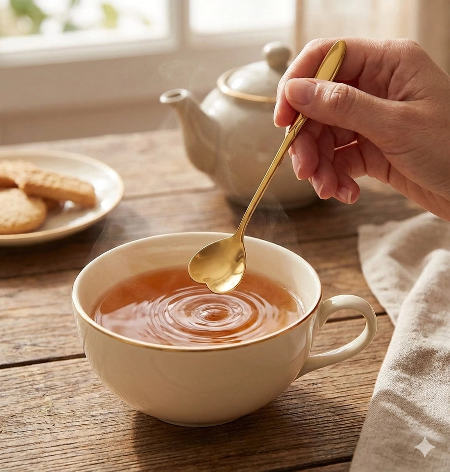 golden heart teaspoons