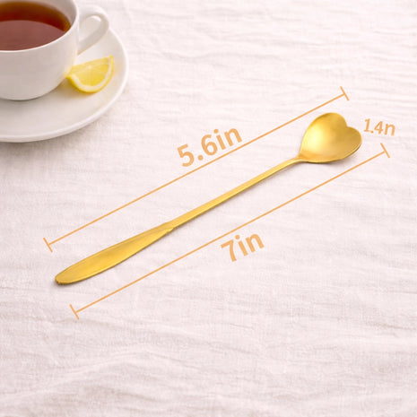 golden heart teaspoons