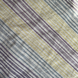 hydrangea stripes linen tea towel