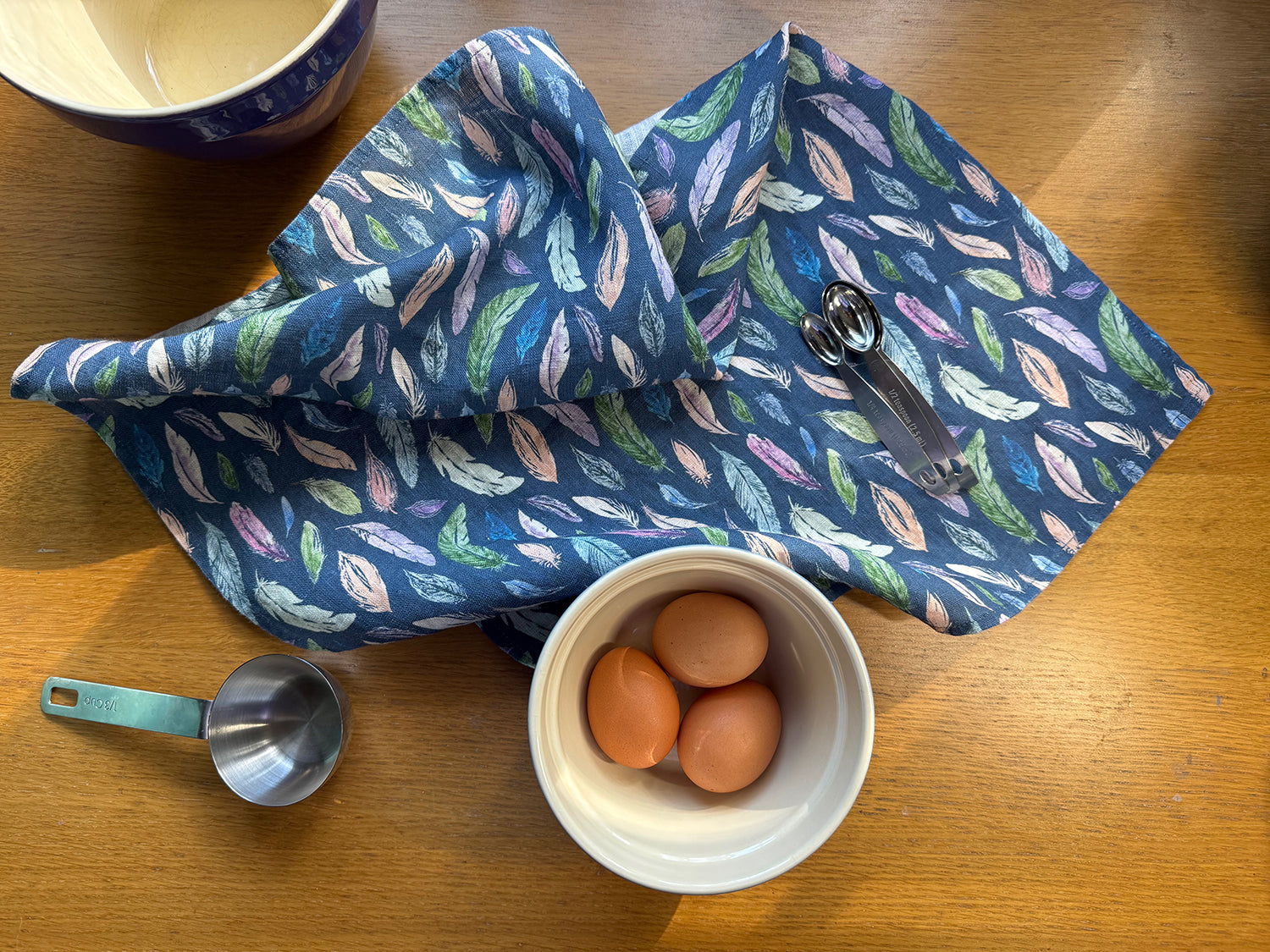 featherlight linen tea towel