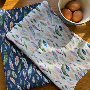 featherlight linen tea towel