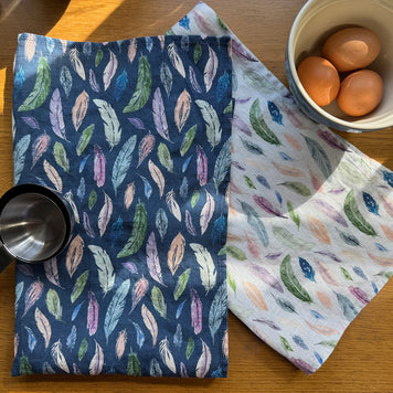 featherlight linen tea towel