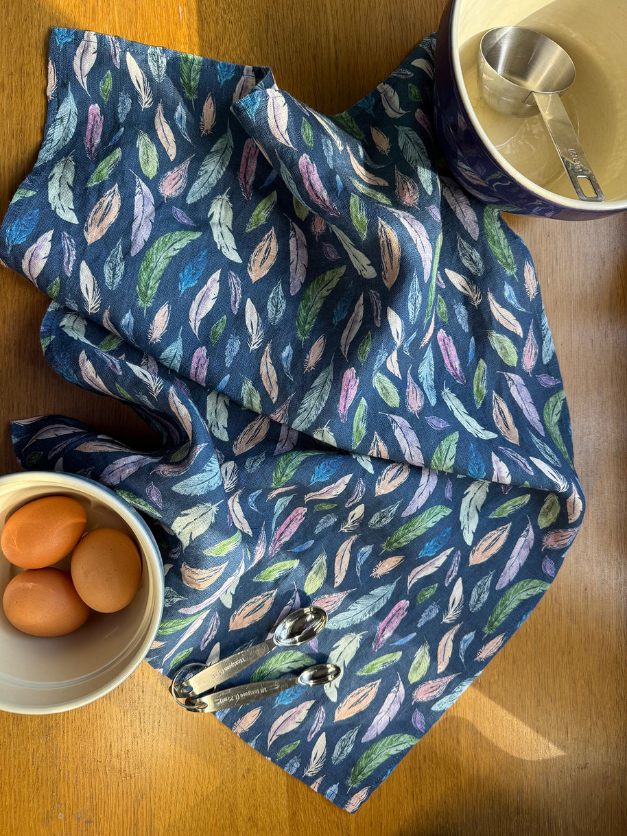 featherlight linen tea towel